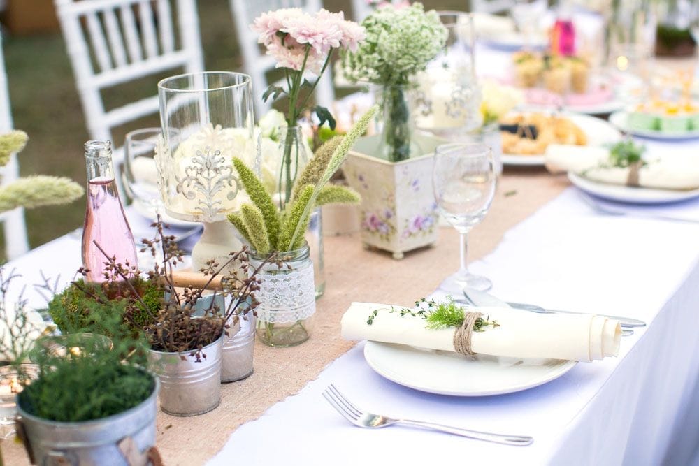 mesa celebracion aire libre