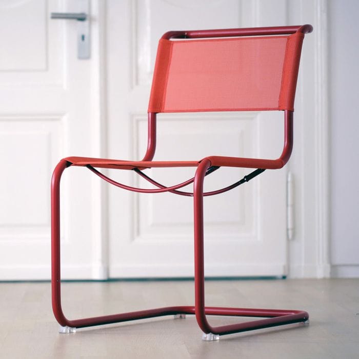 silla roja tubular mart stam