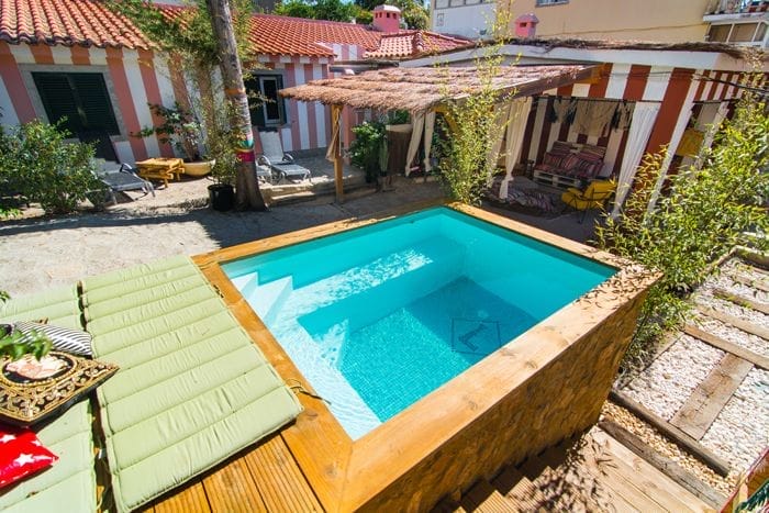 pileta alojamiento playa portugal