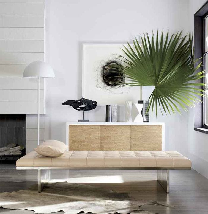 chaise longe minimal CB2