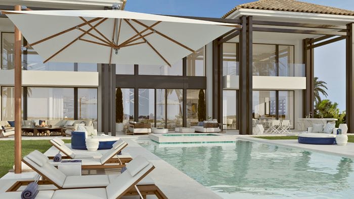 piscina vivienda lujosa en Marbella