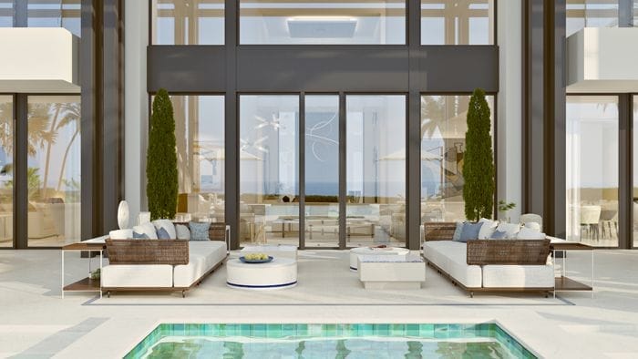 Diseño interior de una casa de lujo en Marbella