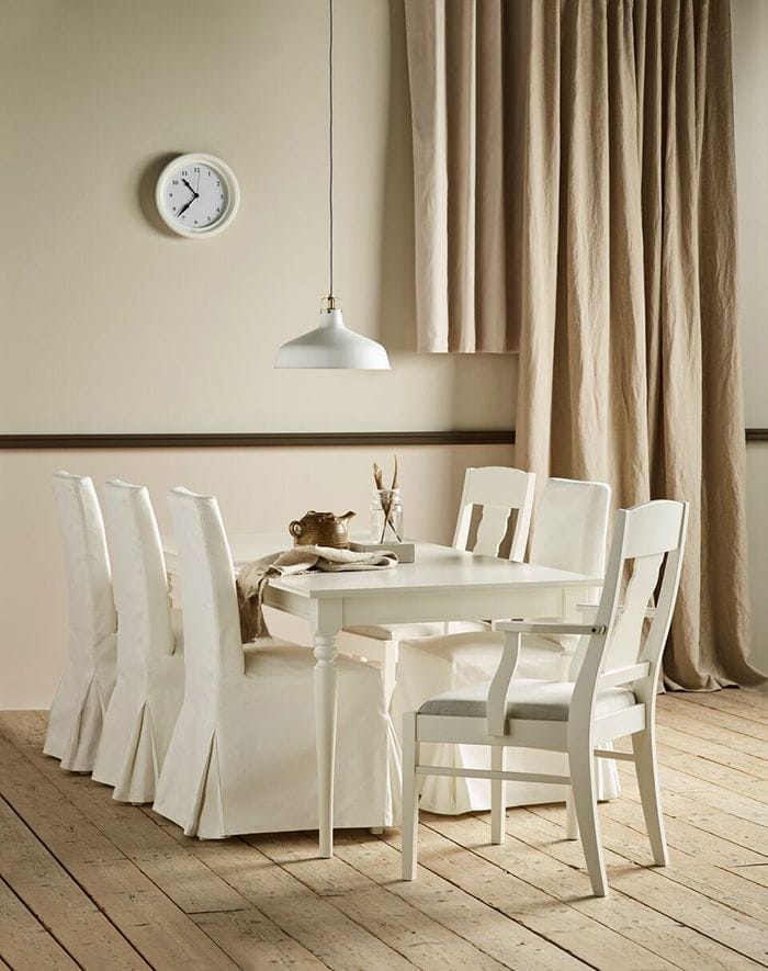 comedor tonos neutros 