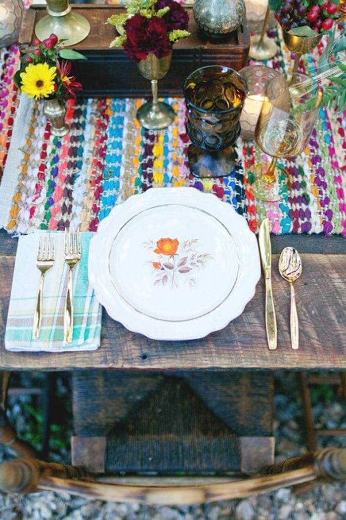 Decoración Boho: qué elementos caracterizan una mesa con estilo bohemio