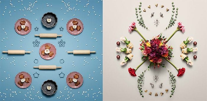 collage decoracion ikea navidad