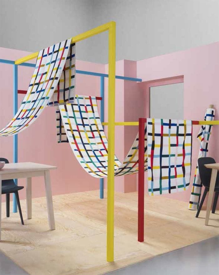 tela geometrica ikea