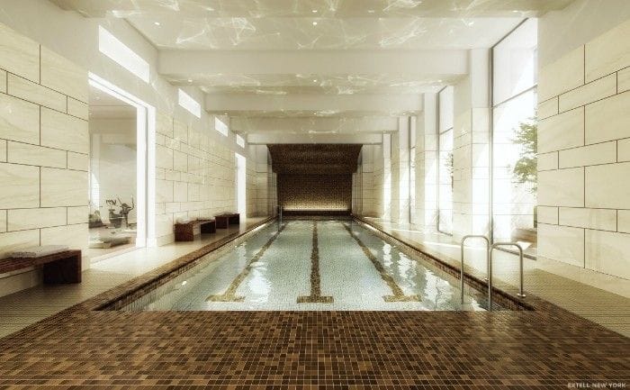 Piscina pequeña interior