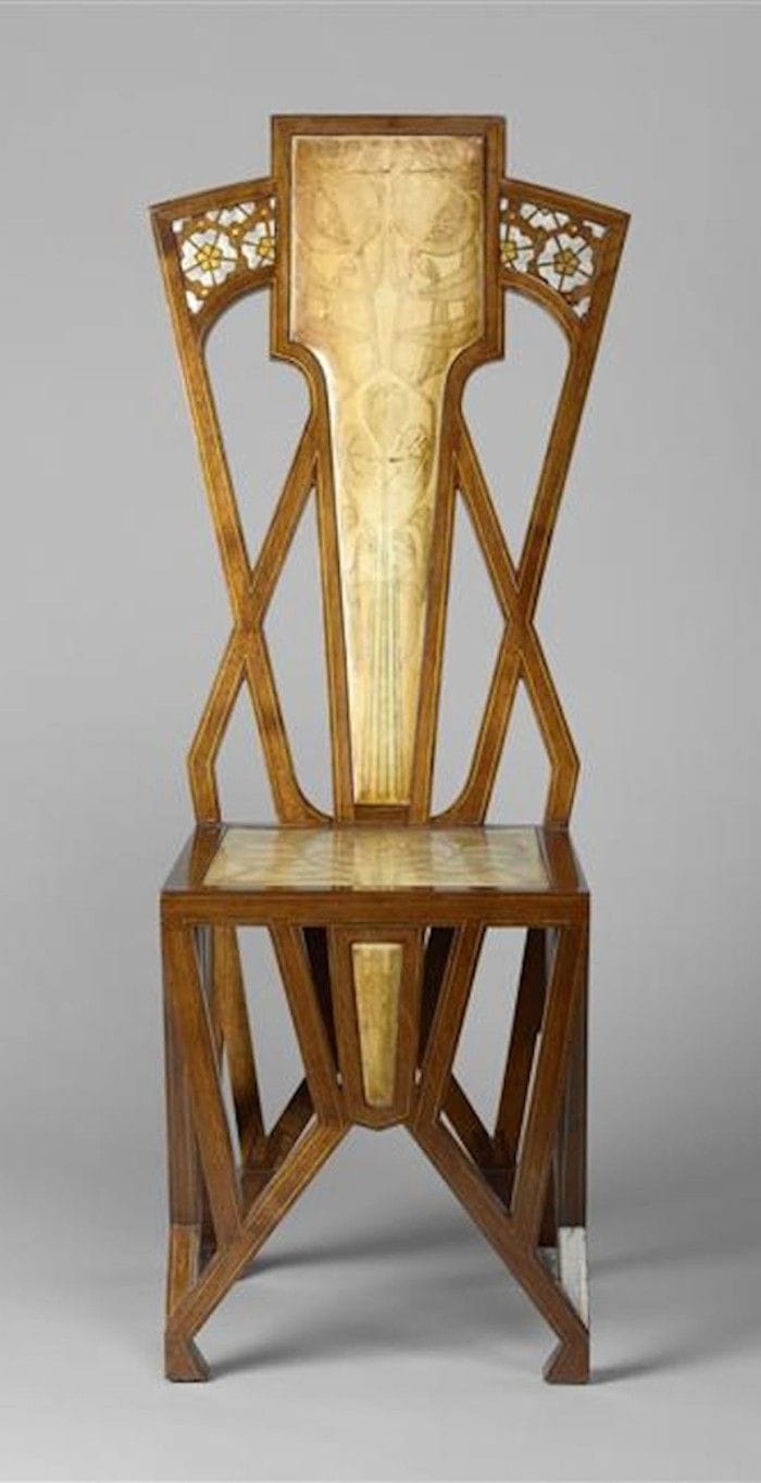silla art nouveau