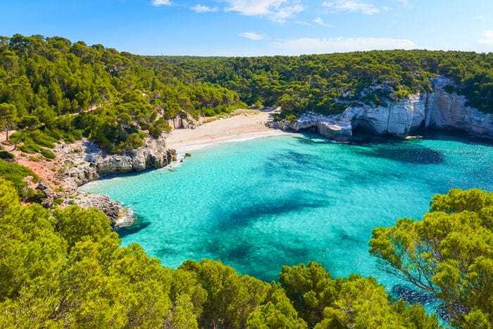 playa paradisiaca en baleares