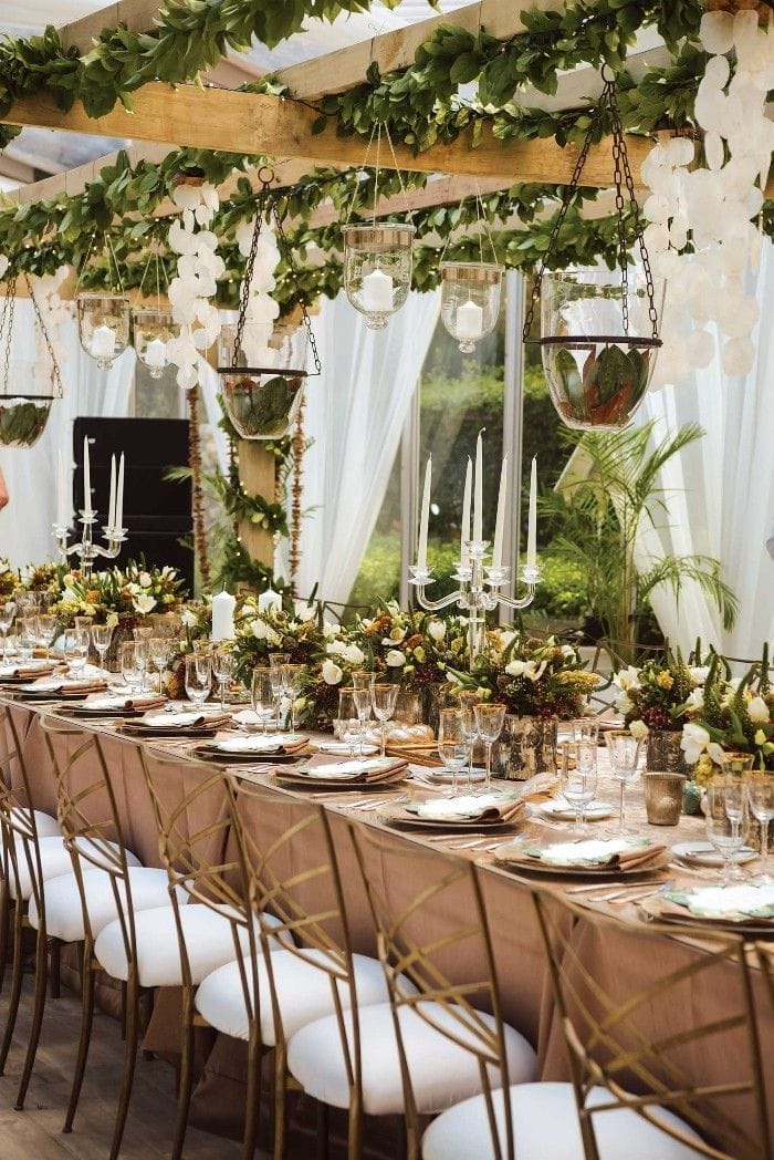 candelabros mesa decoracion boda