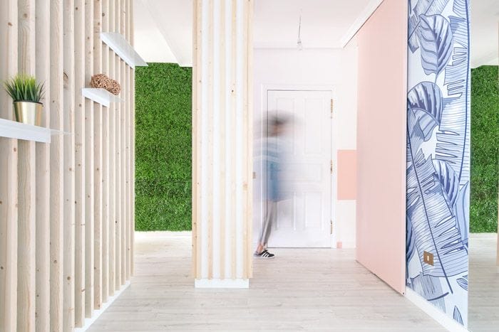 Diseño de una colorida casa minimalista en Tenerife