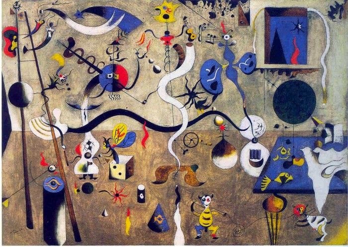 miro pintura surrealista