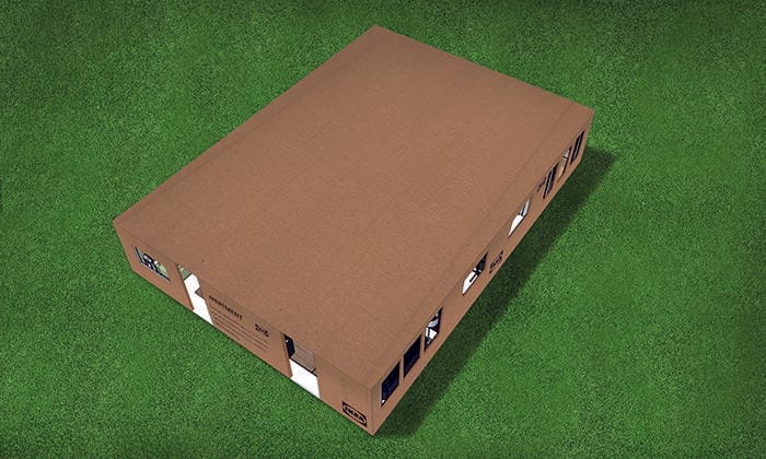 estructura apartamentos IKEA en Primavera Sound