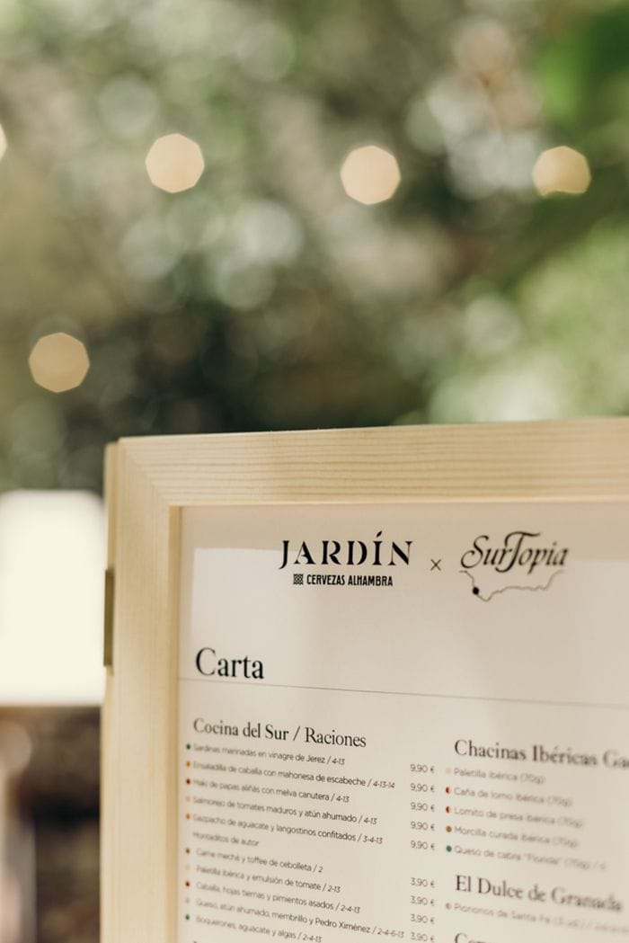 carta jardin cerveza alhambra surtopia