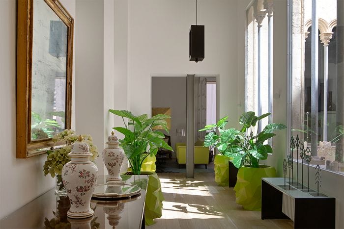 plantas pasillo decoracion