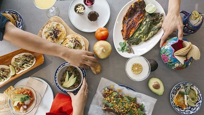 platos tipicos mexicanos restaurante moderno