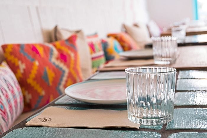 cojines etnicos restaurante mexico