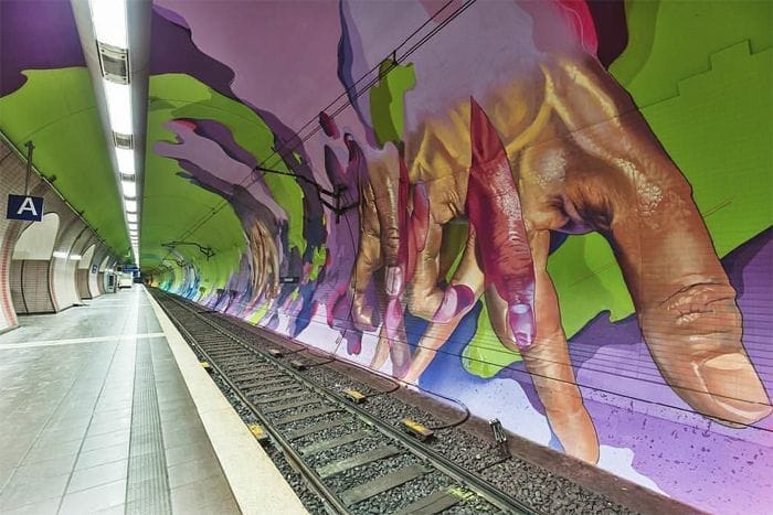 Cuando el interiorismo y el graffiti se unen