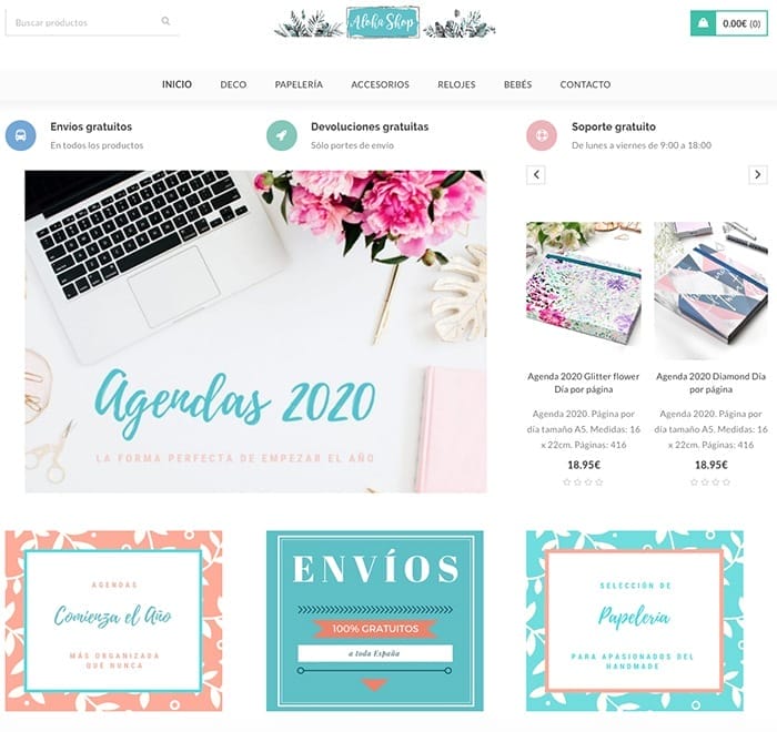 ecommerce objetos diseño bonitos