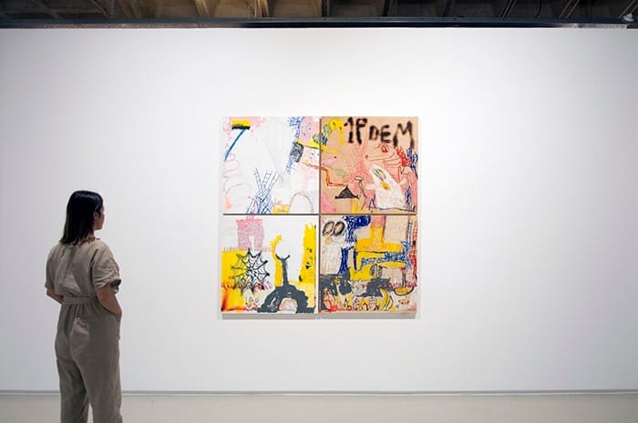 Arte Contemporáneo cuadro 4 cuadros