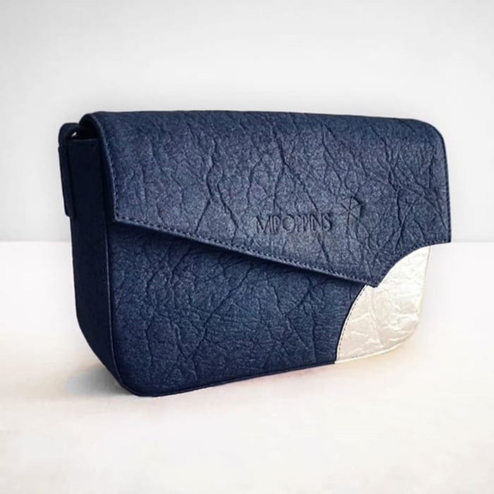 bolso negro piñatex diseño