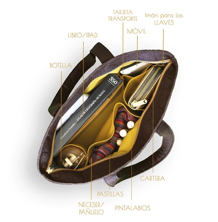 bolso organizador diseño