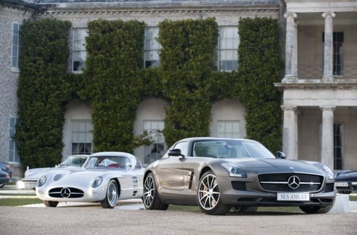 coches clasicos mercedes sls y modernos