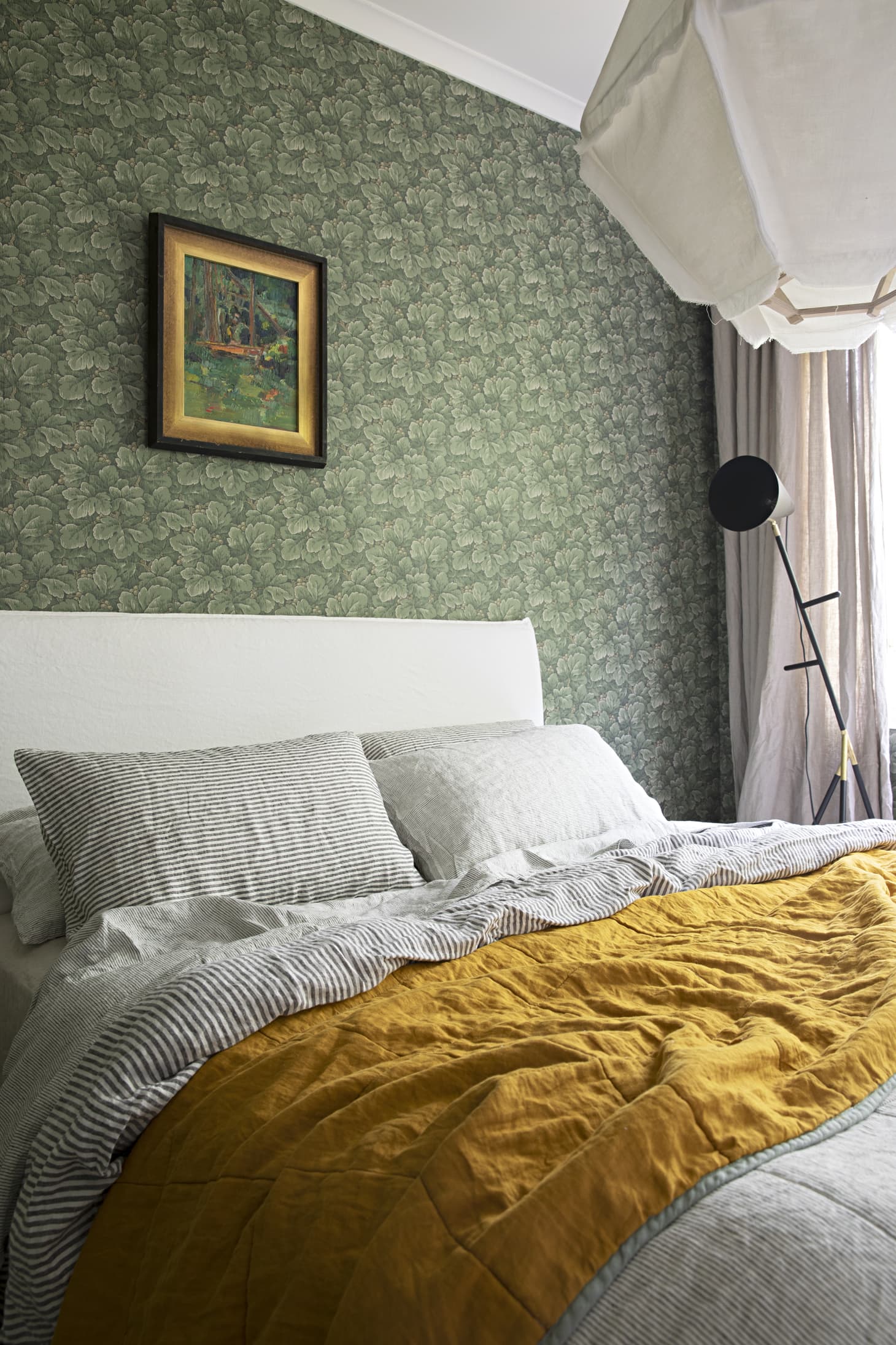 cama textiles mostaza