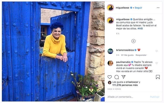 lucia bose en su casa brieva