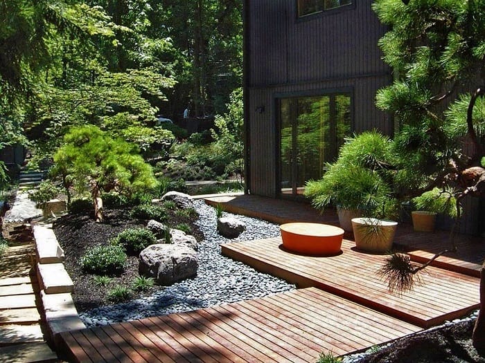 Jardin zen exterior