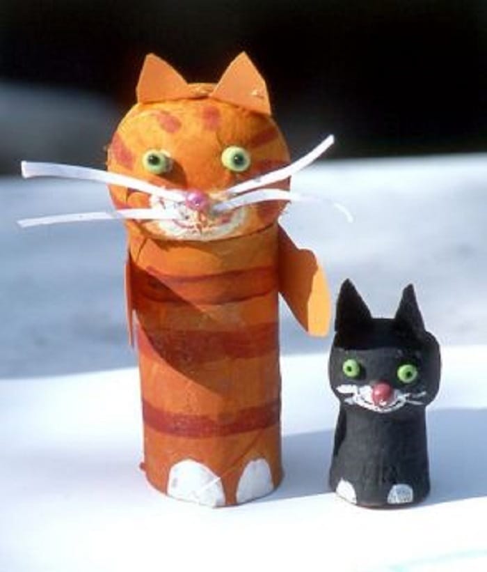 manualidades con gatos niños