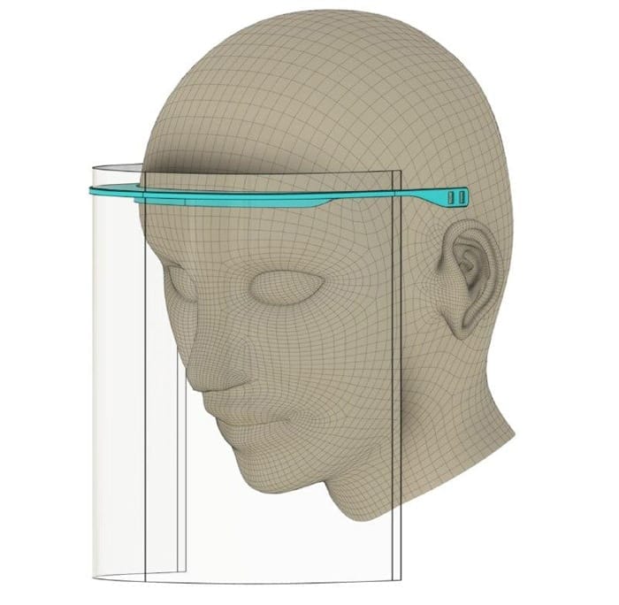 coronavirus makers prototipo diseño visera sanitarios