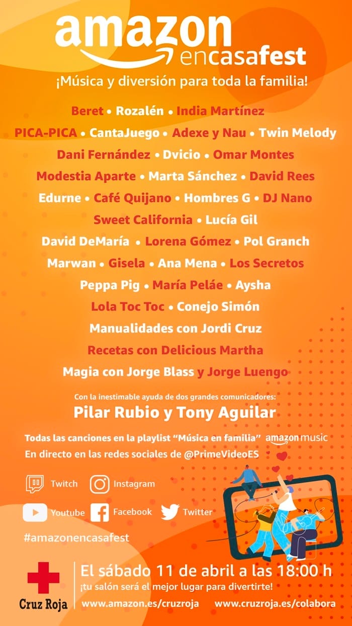 actividades ocio conciertos online