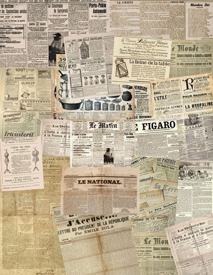 periodicos collage