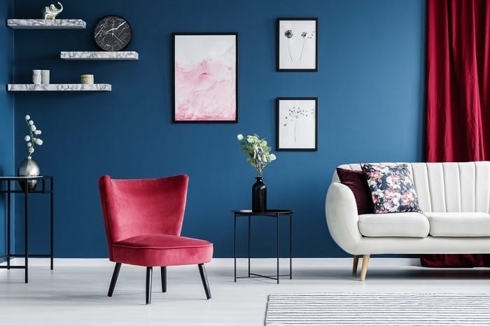 tendencias de decoración en 2020 uso de color azul