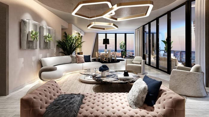 salon lujo moderno miami