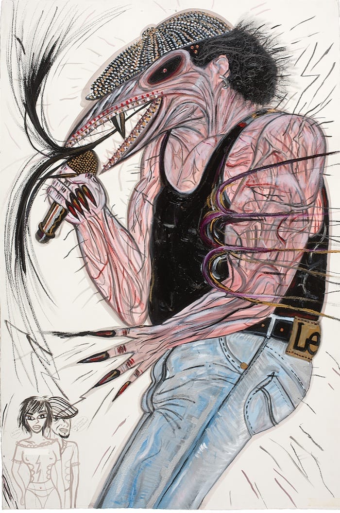 AC DC pintura contemporanea