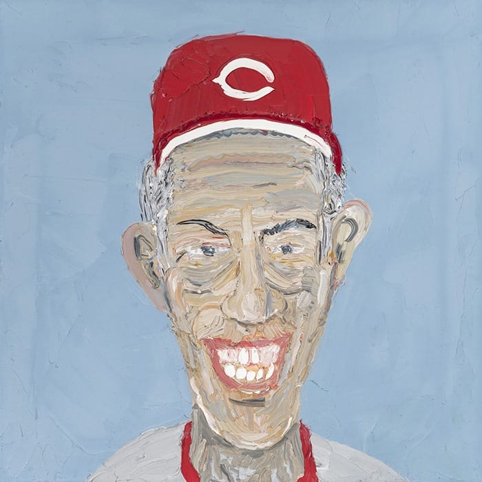 Sparky Anderson pintura baseball cincinnati