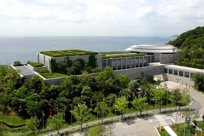 complejo de arquitectura vanguardia japonesa