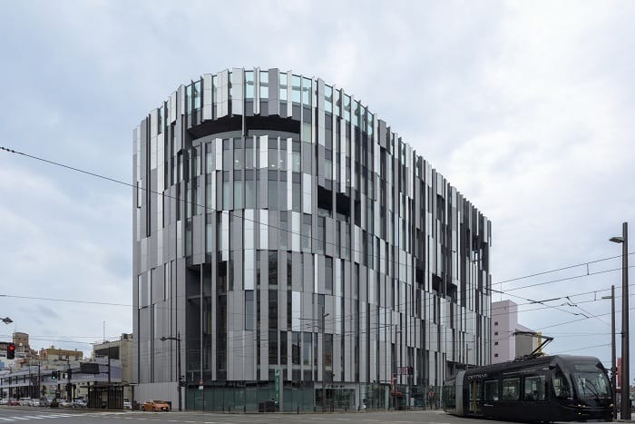 Edificio vanguardia arquitectónica de japón