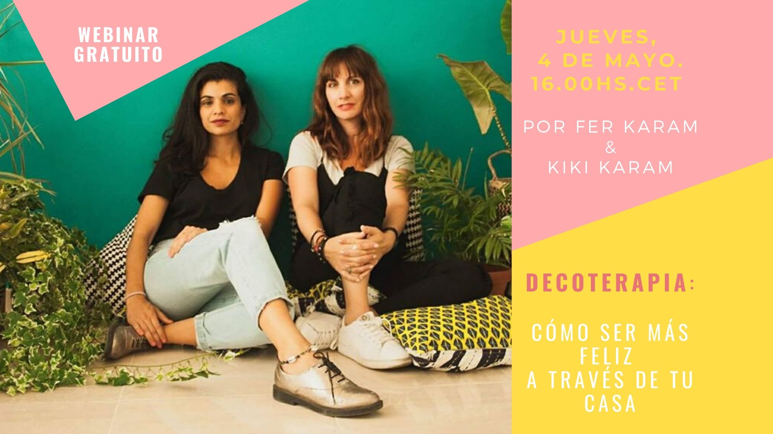«Decoterapia: cómo ser más feliz a través de tu casa». Webinar gratuito.