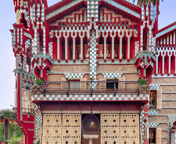 casa vicens exterior fachada