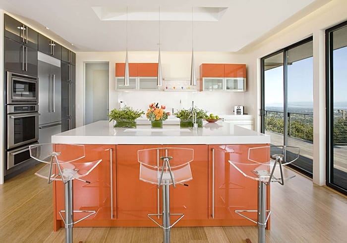 Introduce el color naranja en tu cocina