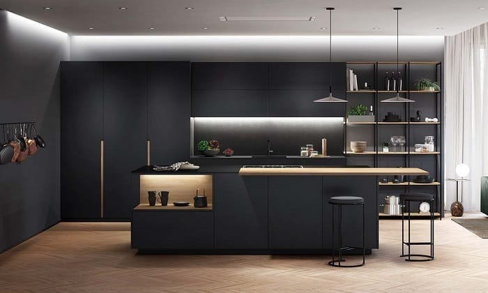 combinacion negro y dorado