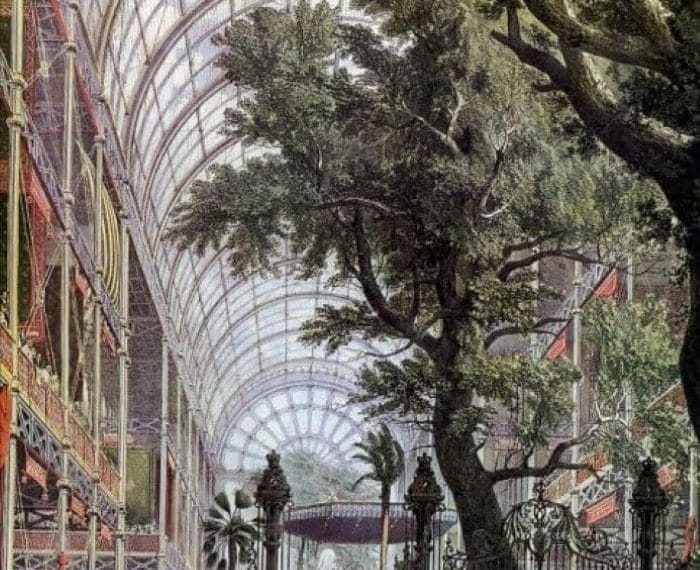 Interior del Palacio de Cristal