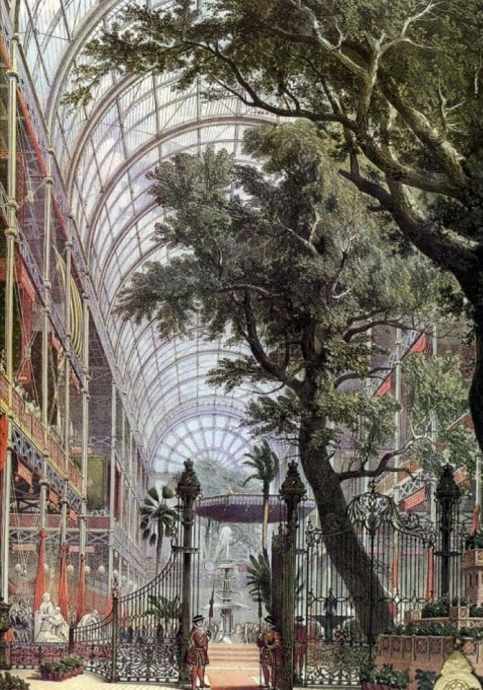 Interior del Palacio de Cristal