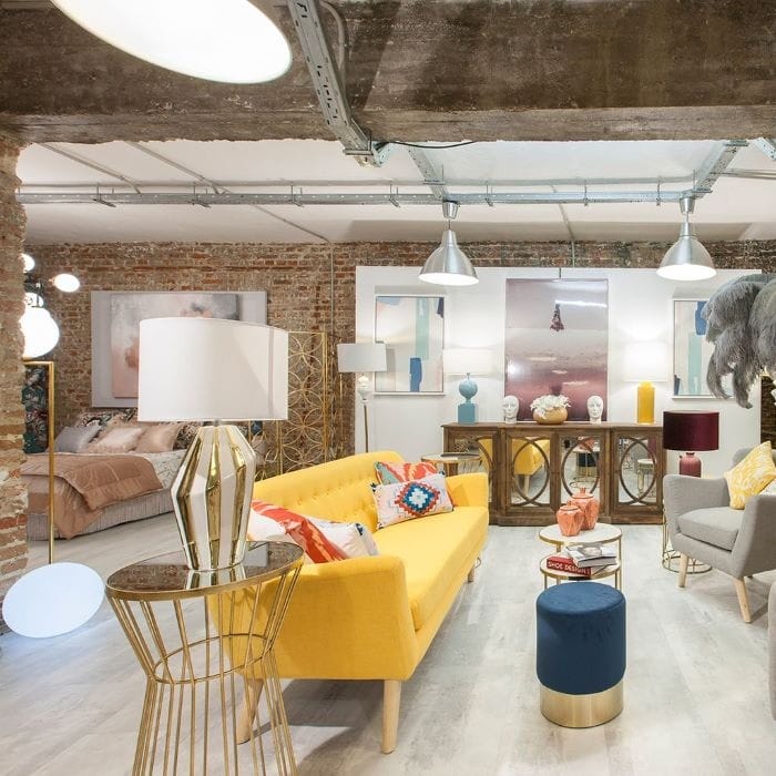 Decoración ecléctica estilo industrial