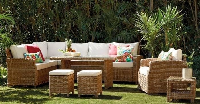 muebles de poliratán Prepara tu terraza