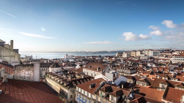 Vistas de Lisboa desde Hotel esqina