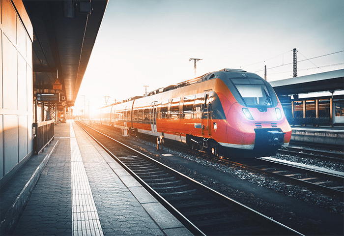 anden de tren alta velocidad